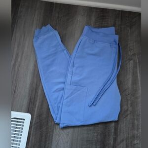 CLEAN Mandala Scrubs Joggers - Coastline Blue